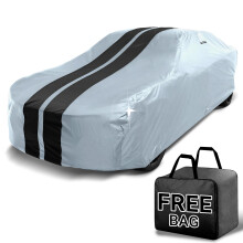 Waterproof Car Cover for 19581960 Edsel Ranger, Custom Fit AllWeather Outdoor UV Protection, Gray/Black