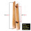 Wood Door Handle Set with DualSided Pull Design, RustResistant Solid Wood Exterior Door Pull for Barn, Shed, Gate 2