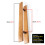 Wood Door Handle Set with DualSided Pull Design, RustResistant Solid Wood Exterior Door Pull for Barn, Shed, Gate 4