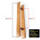Wood Door Handle Set with DualSided Pull Design, RustResistant Solid Wood Exterior Door Pull for Barn, Shed, Gate 5