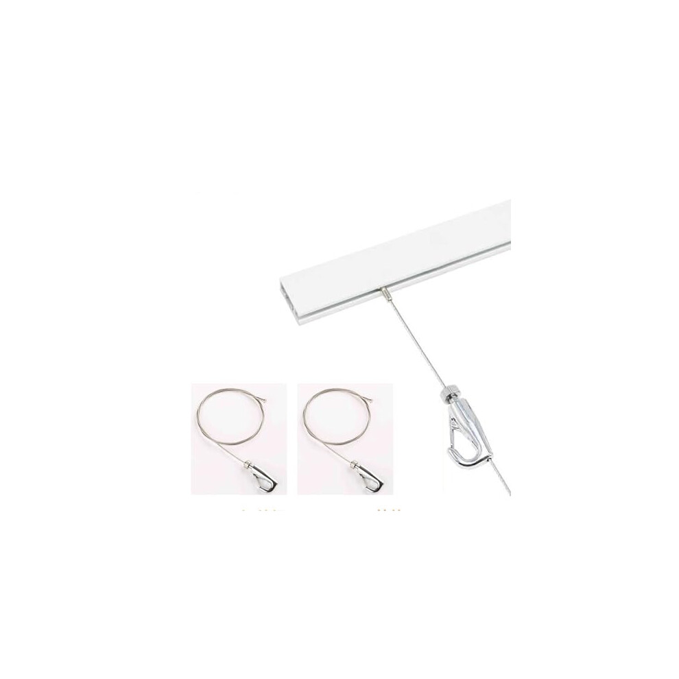 Picture Hanging System With Adjustable Art Display Track, Nodrill Wall Protection, 0.8M Rail And 1.5M Cable 9330225184881