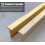 Brass Floor Transition Strip 100cm Durable Solid Brass T Molding for Seamless Floor Edge Divider 4