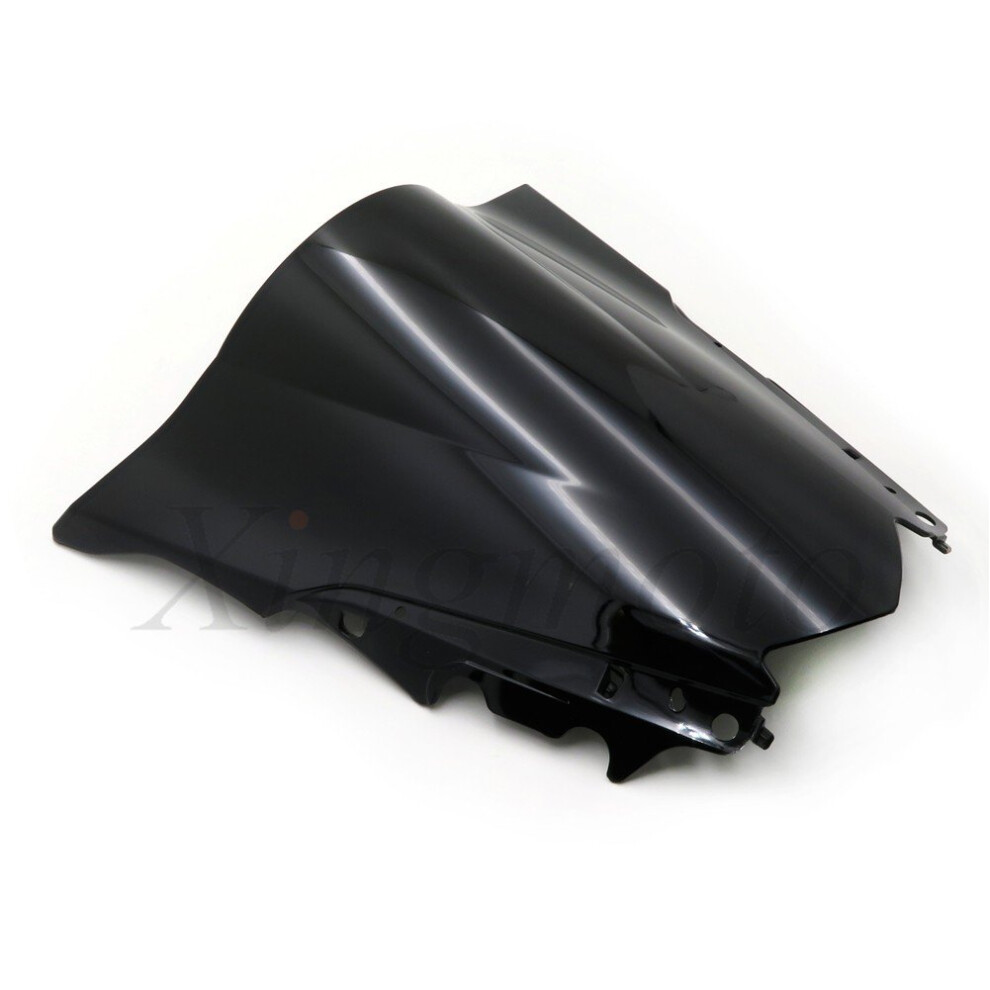 Cool Smoked Motorcycle Windshield 2014Â2015 Improved Airflow For Yamaha Yzf R25 R3 Black 9092120343519