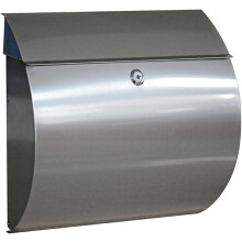 Wall Mounted Lockable Mailbox, Weatherproof Iron Letter Box for Home, Large Capacity and Modern Style