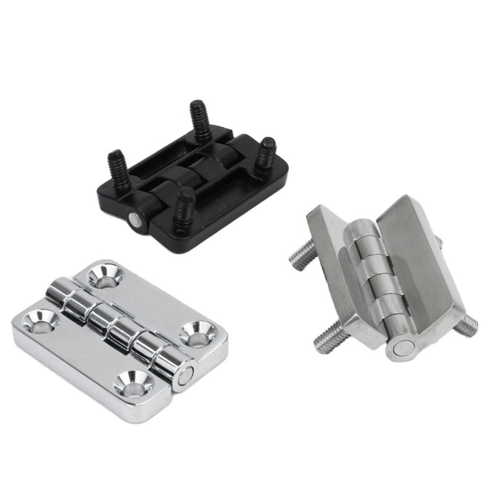 Cl209 Black Zinc Alloy Cabinet Hinge 180 Degree Rotating Industrial Door Hinge Durable Easy Install 9771547717935