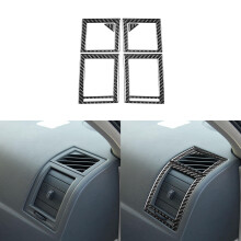 Carbon Fiber Interior Trim for Chrysler 300 300C 2005‑2007, Side AC Vent Cover with Easy Adhesive Installation