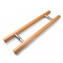 Modern Wooden Barn Door Handle with Durable Solid Wood Design, Ergonomic Safe Grip for Glass and Sliding Doors