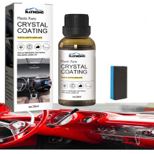 Car Plastic Restorer 30ml – LongLasting Gloss Finish Nano Crystal Coating for Interior and Exterior Trim