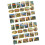 40 Pcs Postage Stamp Stickers - Vintage Paper DIY 1