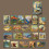 40 Pcs Postage Stamp Stickers - Vintage Paper DIY 3