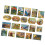 40 Pcs Postage Stamp Stickers - Vintage Paper DIY 9