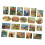 40 Pcs Postage Stamp Stickers - Vintage Paper DIY 10
