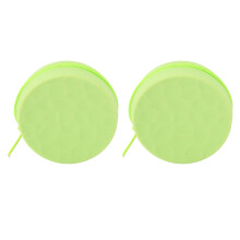 Silicone Earbuds Case 80x80x34mm Green, 2pcs