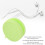 Silicone Earbuds Case 80x80x34mm Green, 2pcs 4