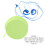 Silicone Earbuds Case 80x80x34mm Green, 2pcs 5