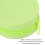 Silicone Earbuds Case 80x80x34mm Green, 2pcs 6