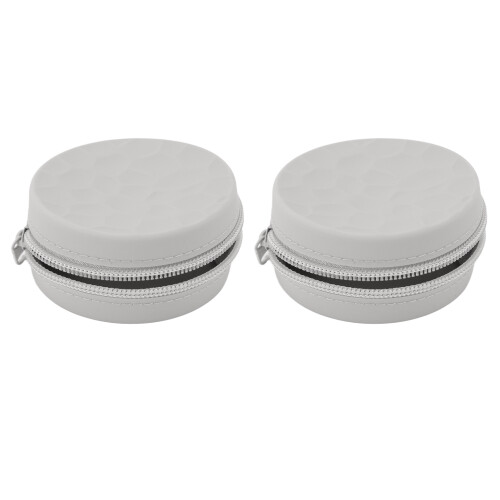 Silicone Earbuds Case 80x80x34mm Gray 2pcs