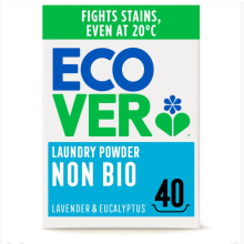 Ecover Non-Bio Laundry Detergent Powder 3kg 40 Wash Lavender Eucalyptus Scent