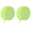 Silicone Earbuds Case 80x80x34mm Green, 2pcs 16
