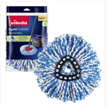 Vileda H2PrO Spin Mop Head Refill Microfibre Durable Replacement for Hard Floors