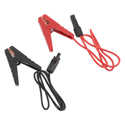 2Pcs 12AWG Solar Battery Clip Quick-Disconnect 2
