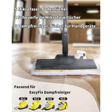 6PCS Floor Cloths Microfibre Replacement for SC2 SC3 SC4 SC5 Easyfix CTK10 CTK20 SG4/2 SG4/4 Steam Cleaner Parts