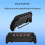 Console Grip for   2 with 5 Game Slots Hard Shell Ergonomic Handheld Grip Case with Thumb Grips 6