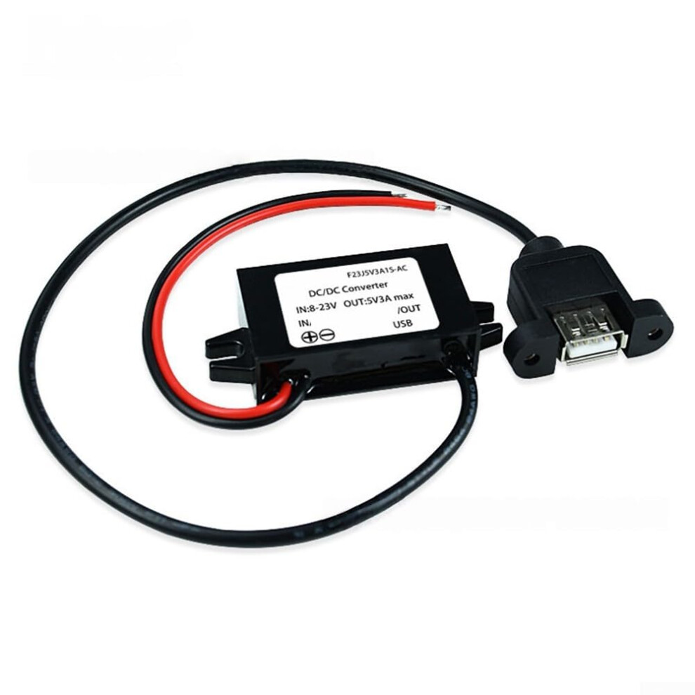 Dc To Dc Step Down Converter 12V To 5V Voltage Regulator 3A Waterproof Ip68 For Car Boat Truck 9330225186083