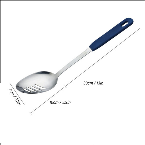 Stainless Slotted Serving Spoon 33cm/13in Silver 1
