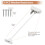 6PCS Window Restrictor Locks with Keys, Child Safety Window Locks for AntiTheft and Ventilation 2