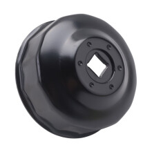 Universal 65mm x 14 Flutes Oil Filter Wrench Cup Socket Type Cap Remover Tool