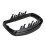 Car Black Rearview Mirror Cover Shell Side Mirror Caps with Frame Replacement for  E53 X5 2000-2006 6