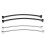 Pair Rear  Rail Support Bracket Mount Holder for   Cafe Bobber - Black 9