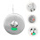 Bathroom Privacy Door Lock with Indicator, Chrome Lever, Durable Stainless, Easy Install, 2 Sets 4