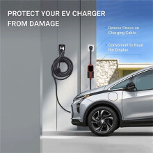 J1772 EV Charger Holder SAE J1772 EV Charger Holder Wall Mount for All J1772 EV Charger Models Charger Control Box