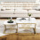 Nest of 2 Tables,Square Coffee Table Set 5