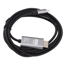 USB C to HDMI Cable 4K 2M, Type C to HDMI Adapter for Laptop to TV, Plug and Play Durable Cord
