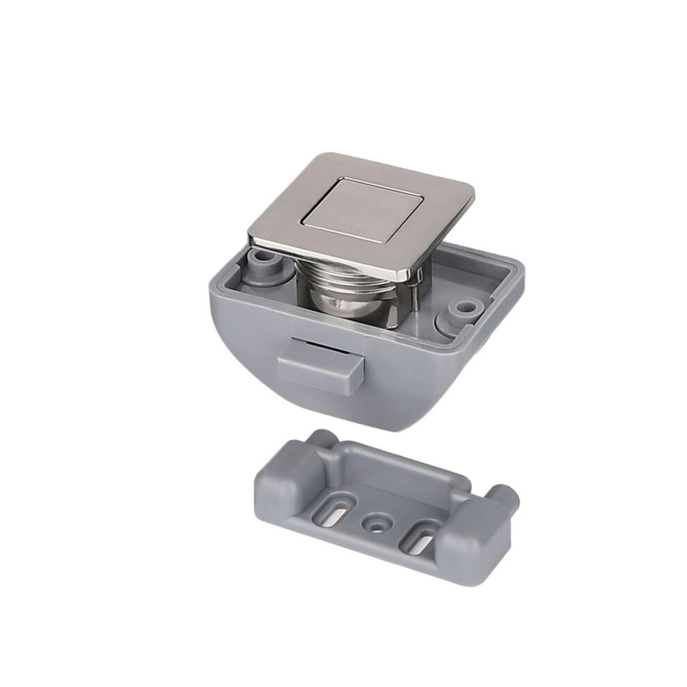 5Pcs Rv Drawer Locks 26Mm Satin Nickel Keyless Push Lock Set For Camper Cabinet Doors 9092120345278