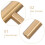 2pcs Solid Brass Drawer Handles and Cabinet Pulls – Minimalist Copper Style, Scratch‑Resistant Finish 3