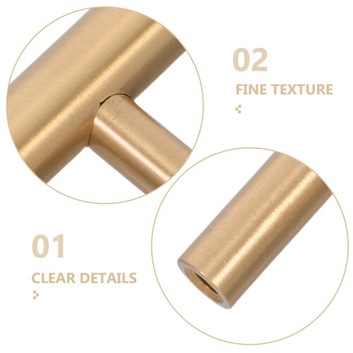 2pcs Solid Brass Drawer Handles and Cabinet Pulls – Minimalist Copper Style, Scratch‑Resistant Finish 2