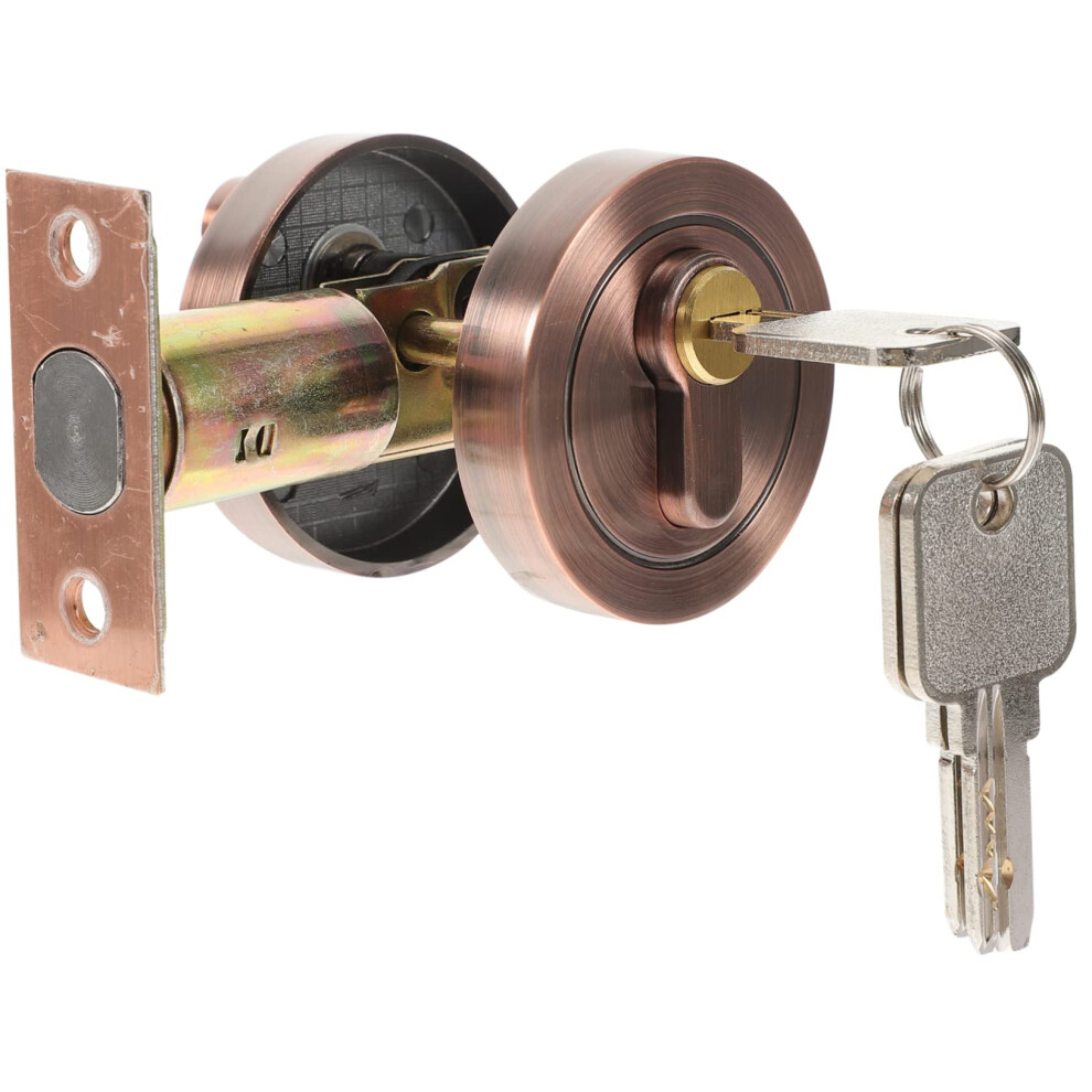 Single Cylinder Deadbolt Lock Zinc Alloy Keyed Entry For Front And Bedroom Doors Durable Home Security 9073542865230