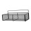 Rustproof Bathroom Wall Shelf Organizer with Hooks for Kitchen or Bathroom Storage Rack Black 1