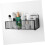 Rustproof Bathroom Wall Shelf Organizer with Hooks for Kitchen or Bathroom Storage Rack Black 5