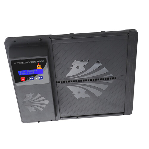 USB 5V Automatic Chicken Coop Door Black 34.5x29cm 1