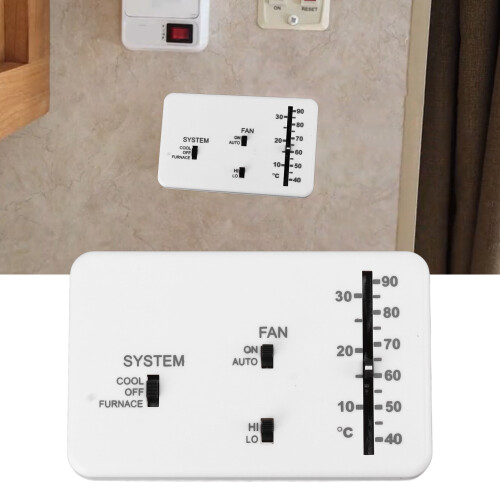 RV Thermostat Replacement Analog Remote Control for Car & Camper Dometic Model 1