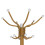 Coat Rack with Umbrella Stand, 16 Hooks, Marble Base 6