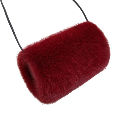 Warm Gloves That Serve as Comfortable Hand Pillow for-Wine Red