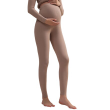 Thermal Leggings For Pregnant Women Ensuring Warmth In-Khaki L