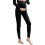 Elastic Maternity Leggings Feature Thermal Technology-Black L 1