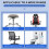 Easy Install Universal 3 Office Chair Compatible Most-Blue 5